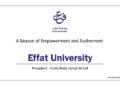 Dr. Haifa Reda Jamalallail | president | Effat University