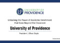Oliver Doyle’s | President | University of Providence