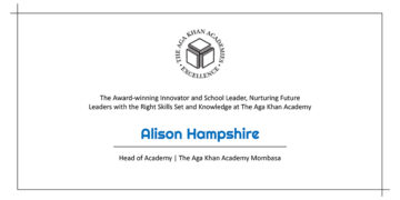 Alison Hampshire | Head of Academy | The Aga Khan Academy