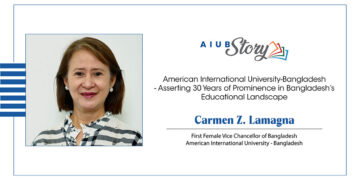 Dr. Carmen Z. Lamagna | first female Vice-Chancellor of Bangladesh American International University | The Education in sights